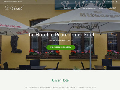 Neue Website für das Hotel St. Wendel